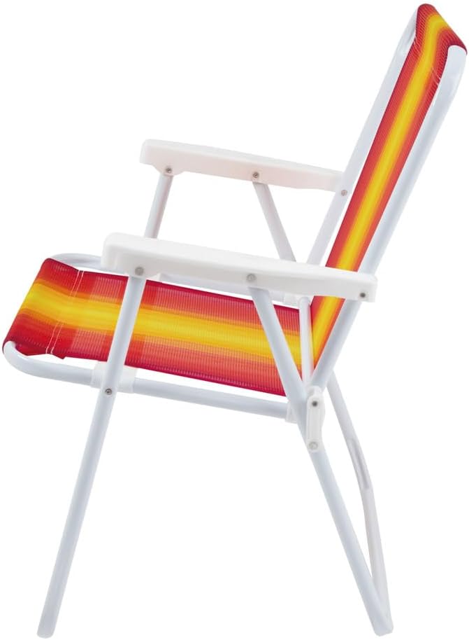 Kit 3 cadeiras de Praia Aço Sortido